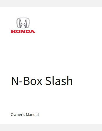 honda n-box splash 2015 2016 & 2017 owners manual in english